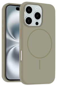 iPhone 16 Pro Max Kılıf Jully Magsafe Kapak - Çöl Titanyum