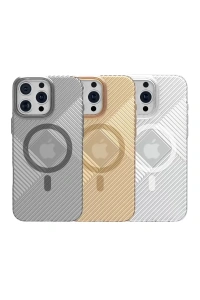 iPhone 16 Pro Max Stella PC Sert Magsafe Kılıf - Siyah
