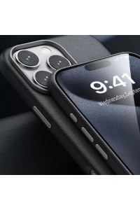 iPhone 16 Pro Max Wonder Deri Magsafe Kapak - Bronz