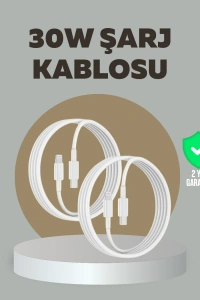 iPhone iPad Airpods Uyumlu 30W Type-C to Lightning Kablo