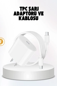 iPhone ve iPad Uyumlu 20W Güvenli USB-C Hızlı Şarj Adaptörü