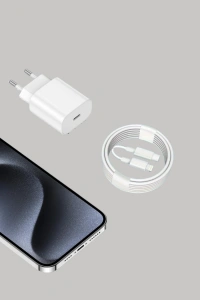 iPhone ve iPad Uyumlu 20W Güvenli USB-C Hızlı Şarj Adaptörü