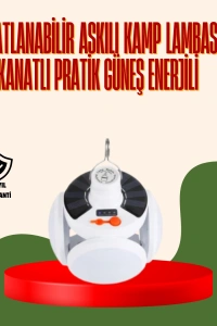 IPX4 Suya Dayanıklı, Katlanabilir LED Kamp Lambası ve Acil Durum Işığı