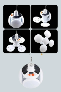 IPX4 Suya Dayanıklı, Katlanabilir LED Kamp Lambası ve Acil Durum Işığı