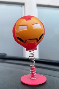 Iron Man Sallanan Kafa Zıp Zıp Marvel Lisanslı
