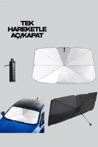 Isı ve UV Engelleyici Güneşlik – 360° Bükülebilir Şemsiye Sapı ile Konfor