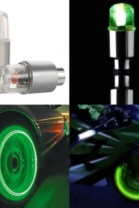 Işıklı Bisiklet Araba Sibop Kapağı 2 Adet