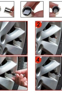 Işıklı Bisiklet Araba Sibop Kapağı 2 Adet