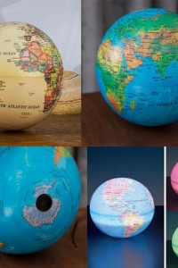 Işıklı Dünya 14 cm