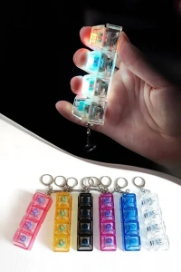 Işıklı Klavye Tuşu Switch Anahtarlık