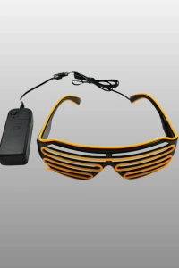 Işıklı Tasarımlı LED Gözlük Eğlence Aksesuarı