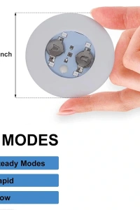 Işıklı Yapışkanlı Bardak Altı Aparatı Ledli 3 Modlu