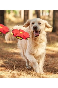 Işıklı Zıplayan Frizbi Evcil Hayvan Topu