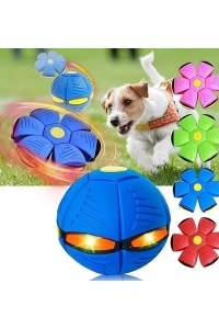 Işıklı Zıplayan Frizbi Evcil Hayvan Topu