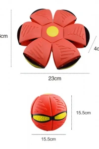 Işıklı Zıplayan Frizbi Evcil Hayvan Topu