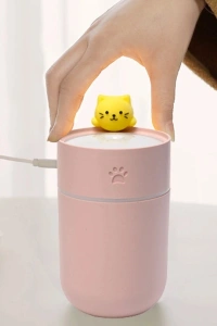Isınan Kedi Mini USB Sessiz Hava Nemlendiricisi