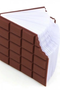 Isırılmış Çikolata Tasarımlı Kokulu Not Defteri