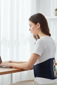 Isıtmalı Bel ve Bacak Masaj Kemeri Vücut Destekli
