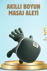 Isıtmalı Boyun ve Omuz Masaj Aleti Kablosuz Rahatlatıcı