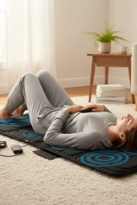 Isıtmalı Masaj Minderi 5 Masaj Modu ve 3 Seviye Yoğunluk