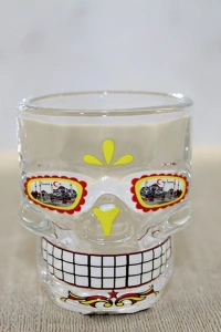 İstanbul Temalı Cam Kurukafa Shot Bardak