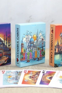 İstanbul Temalı İskambil Oyun Kartı