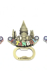İstanbul Temalı Metal Magnet Ve Açacak
