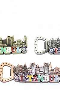 İstanbul Temalı Metal Magnet ve Açacak Model 3