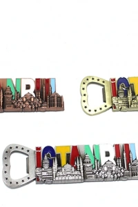 İstanbul Yazısı Metal Magnet Ve Açacak