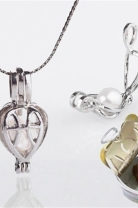 İstiridye Kabuğunda Gerçek İnci Kolye