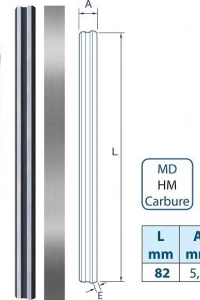 İzar Planya Bıçağı 82 mm 1 Çift