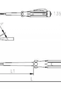 İzeltaş 4550 Elektrik Kontrol Kalemi 135 mm