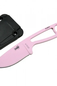 İzula Esee 51455PNK Pembe Kamp Bıçağı 16 cm - Komple Metal, Plastik Kılıflı