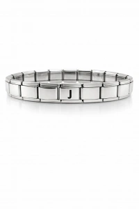 J Harfli Çelik Bileklik – Kişiye Özel Baş Harf Bileklik – Paslanmaz Çelik Zarif Bileklik