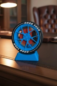 Jant Tasarımlı Ofis Dekoru Masa Üstü Dekoratif Aksesuar