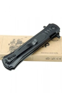 Jeep Çakı Black 22 cm Yarı Otomatik , Kemerlikli