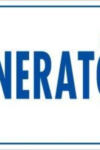 Jeneratör Uyarı Levhası 17,5x25 KOD:1722