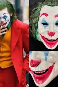 Joaquin Phoenix Joker Maskesi Yeşil Saçlı