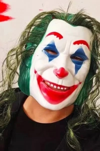 Joaquin Phoenix Joker Maskesi Yeşil Saçlı