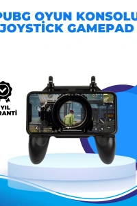 Joystickli ve Tetikleyicili PUBG Mobile Gamepad Oyun Kontrolcüsü
