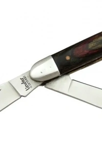 K-21 Linder Çiftli / Çift Ağızlı Çakı 14,5 cm - Ahşap Saplı, Manuel