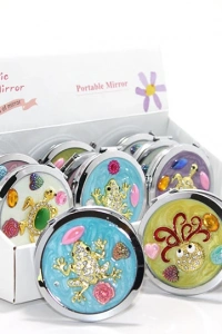 Kabartmalı Desenli El Aynası