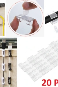 Kablo Sabitleyici Klips Seti 20 Adet