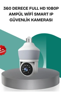 Kablosuz 360° Döner Başlıklı Full HD Güvenlik Kamerası