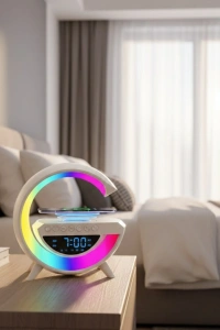 Kablosuz Bluetooth Hoparlör RGB Aydınlatmalı Çoklu Medya Destekli