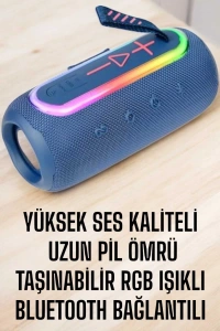 Kablosuz Bluetooth Hoparlör Uzun Pil Ömrü Taşınabilir
