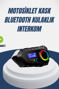Kablosuz Bluetooth İnterkom IP65 Suya Dayanıklı 40mm HD Ses ve 40 Saat Pil
