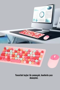 Kablosuz Bluetooth Klavye – Çoklu Cihaz Desteği, Akıllı Güç Tasarrufu