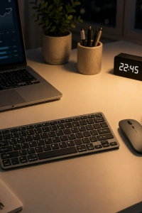 Kablosuz Bluetooth Klavye Mouse Seti Şarjlı Tablet Laptop Uyumlu