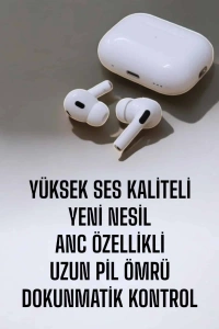 Kablosuz Bluetooth Kulaklık Gürültü Önleme, Su Geçirmez, Mikrofonlu